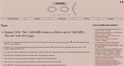 Desktop Screenshot of caramel.loria.fr