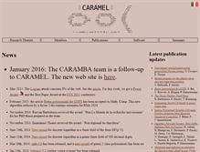 Tablet Screenshot of caramel.loria.fr