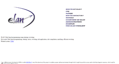 Desktop Screenshot of elan.loria.fr