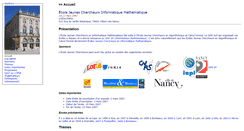 Desktop Screenshot of ejcim2007.loria.fr