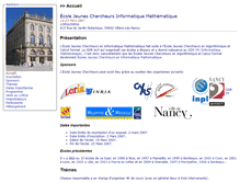 Tablet Screenshot of ejcim2007.loria.fr