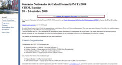 Desktop Screenshot of jncf2008.loria.fr