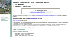 Desktop Screenshot of jncf2007.loria.fr
