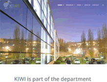 Tablet Screenshot of kiwi.loria.fr