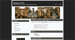 Desktop Screenshot of malware10.loria.fr